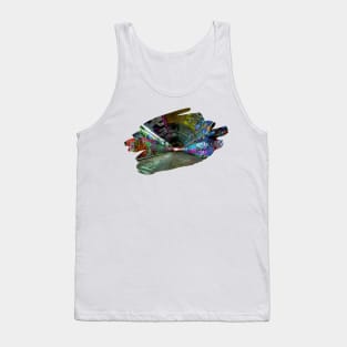 Graffiti Tunnel Black Splash Art Print 1 Tank Top